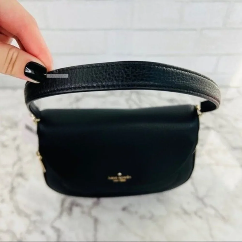 Kate Spade Leila Medium Flap Shoulder Bag Crossbody - Picture 3 of 9